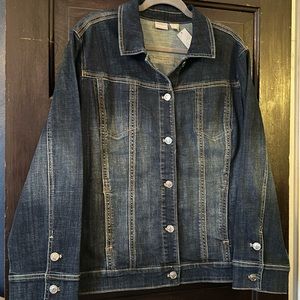 NWT Chico’s Westport Indigo Denim Jacket